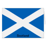 Flag of Scotland Greeting Card