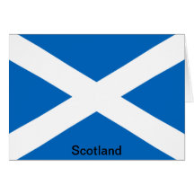 Flag of Scotland Greeting Card
