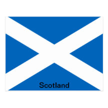 Flag of Scotland Postcard