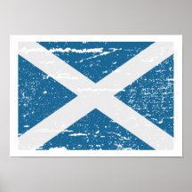 FLAG OF SCOTLAND PRINT