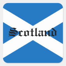 Flag of Scotland Stickers