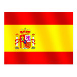 Flag of Spain for Spaniards worldwide Spanish flag Post Card