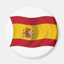 Flag of Spain Refrigerator Magnets