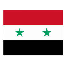 Flag of Syria Post Card