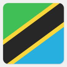 Flag of Tanzania Stickers
