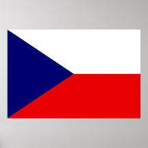 Flag of the Czech Republic Poster