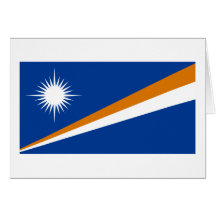 Flag of The Marshall Islands Greeting Card