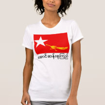 flag of the National League for Democracy Tees