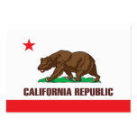 Flag of the state of California business cards