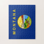 Flag of the State of Montana Jigsaw Puzzle