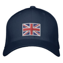 Flag of the United Kingdom Embroidered Hats