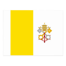 Flag of the Vatican City Postcards