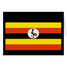 Flag of Uganda Greeting Card