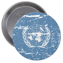 FLAG OF UNITED NATIONS PINBACK BUTTONS