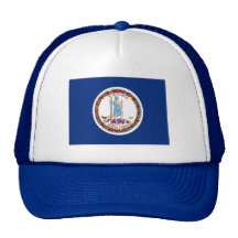 Flag of Virginia Mesh Hats