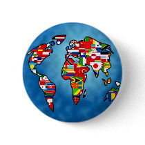 Flag Planet Pin