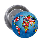 Flag Planet Pin