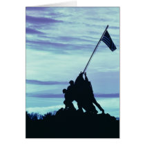 Flag Raising on Iwo Jima notecards cards
