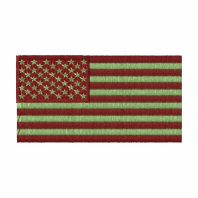 Flag - Subdued Desert Embroidered Hoodies