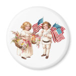 Flags and Flowers from Girl and Boy Magnets