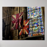 Flags at Beverley Minster [Art Print]