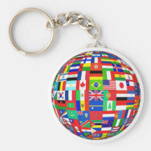Flags of the World Keychains