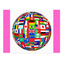 Flags of the World Post Card
