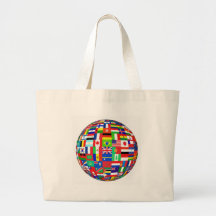 Flags of the World Tote Bags