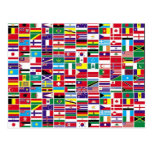 flags postcard