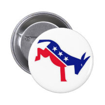Flair Pin : Democrat Donkey