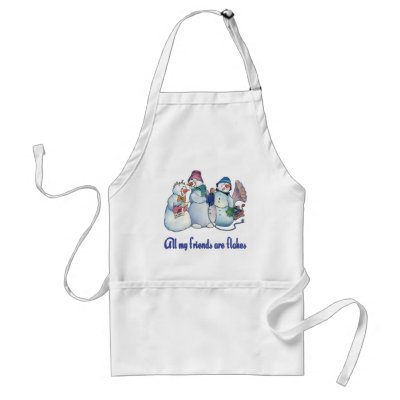 Flaky Friends Apron by Memory_Lane