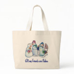 Flaky Friends Tote Bags