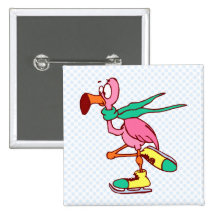 Flamant de Filipe Pin's Avec Agrafe