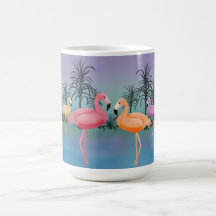 Flamants fabuleux mug