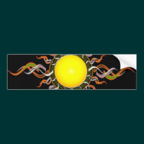 Flame bumper stickers