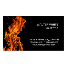Flame Business Cards