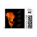 Flame Calla Lily RSVP postage