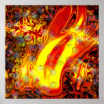 flame extract 2 water drops copy print