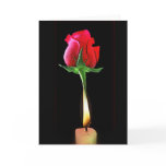 Flame Heart Card by Gregory Gallo