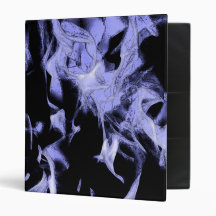 Flame in pencil blue vinyl binder