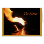 Flame Keep in touch Greetinhg  Card