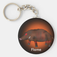 Flame Key Chain