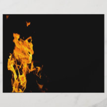 Flame Personalized Flyer