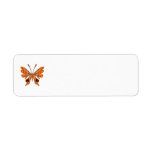 Flame Tattoo Butterfly Return Address Labels