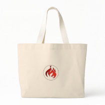 Flame Tuft of Fire from Hot Water Music Tote Bags