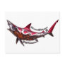 Flamed Fish and FishTs Joined together for Kewl Ts Post Card