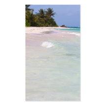Flamenco Beach Culebra Puerto Rico Business Card Template