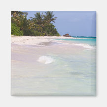 Flamenco Beach Culebra Puerto Rico Refrigerator Magnet