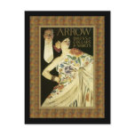 Flamenco Dance Girl Advertising Post Card
