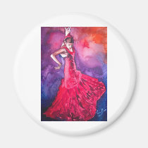 FLAMENCO DANCER magnets